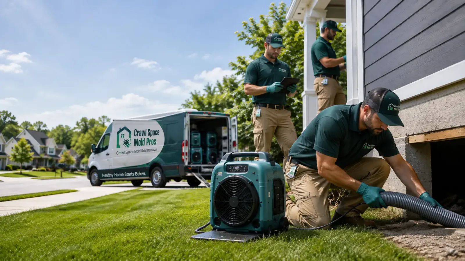 Crawl Space Mold Removal in La Conner, WA
